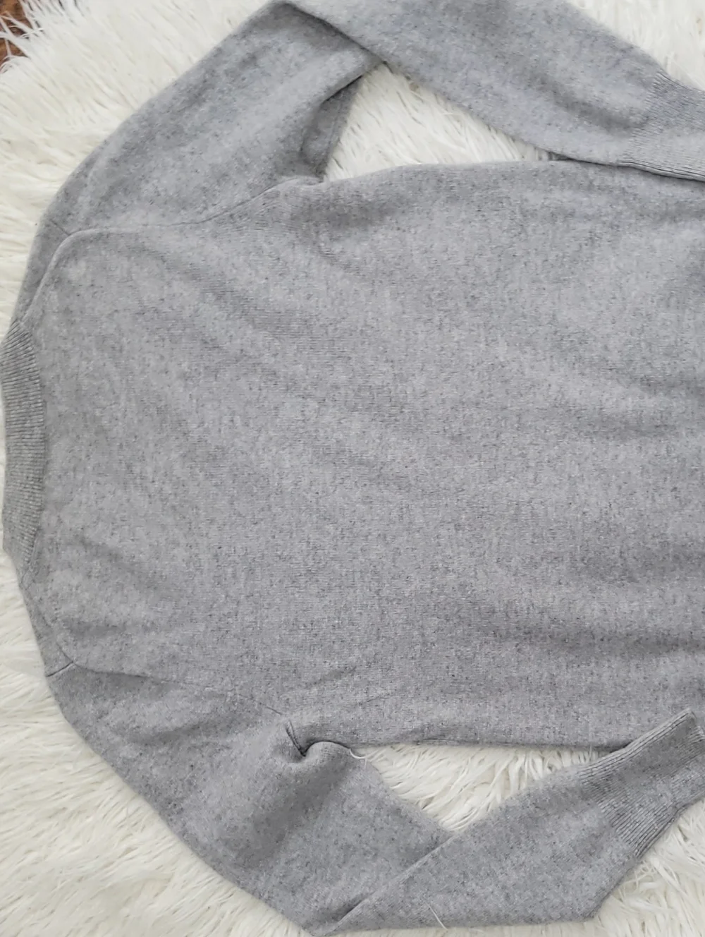 J. Crew Women Cashmer Gray Crewneck Sweater